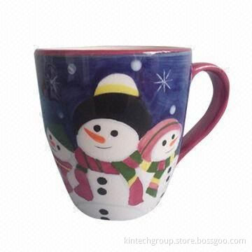 Ceramic Mug, Customized Logo Printings are Accepted, Nice Idea for Promotion Gifts